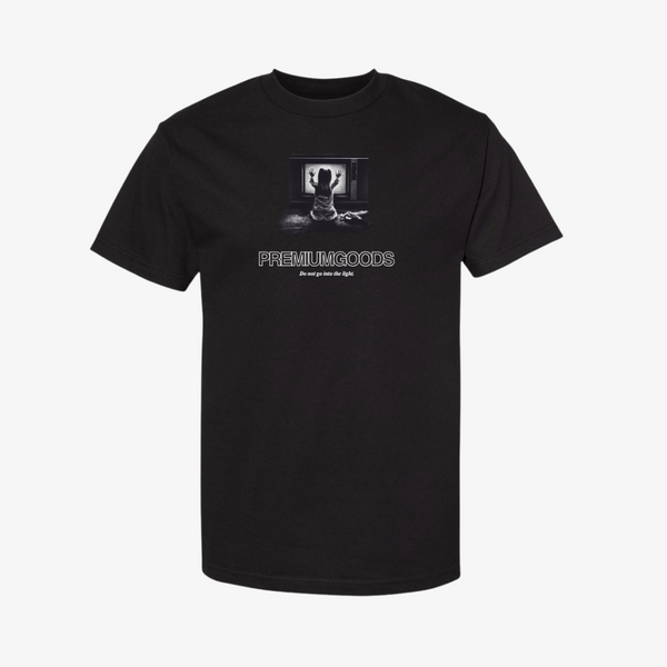 mens premiumgoods. tv logo s/s tee (black)