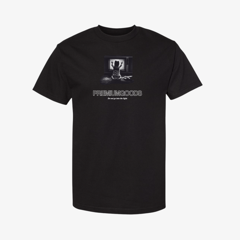 mens premiumgoods. tv logo s/s tee (black)