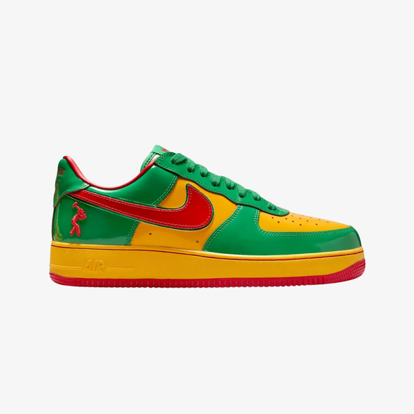 mens nike us force 1 x concrete boys (lucky green/mystic red)