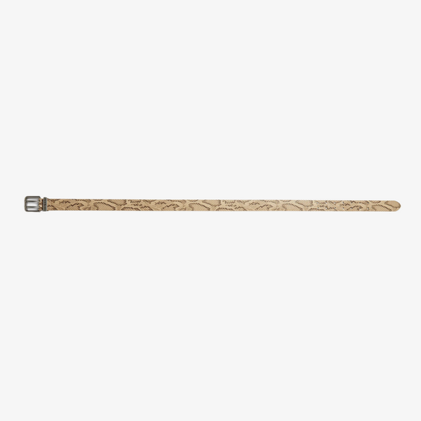 huf fuck it snakeskin belt (brown)