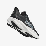 gradeschool hoka mach 6 (black/white)