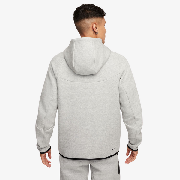 mens nike tech fleece jacket (grey)