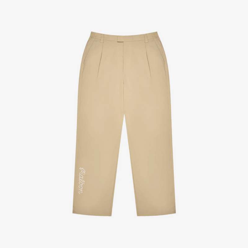 mens magnolia pleated pant (pale khaki)