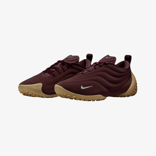 womens nike astra ultra (burgundy crush/metallic silver)