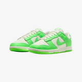 womens nike dunk low (sail/strike green)