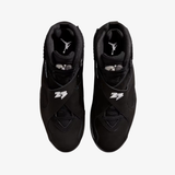 mens jordan 8 retro (black/white-lt graphite)