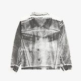 mens pleasures trucker heavyweight l/s tee (bone)