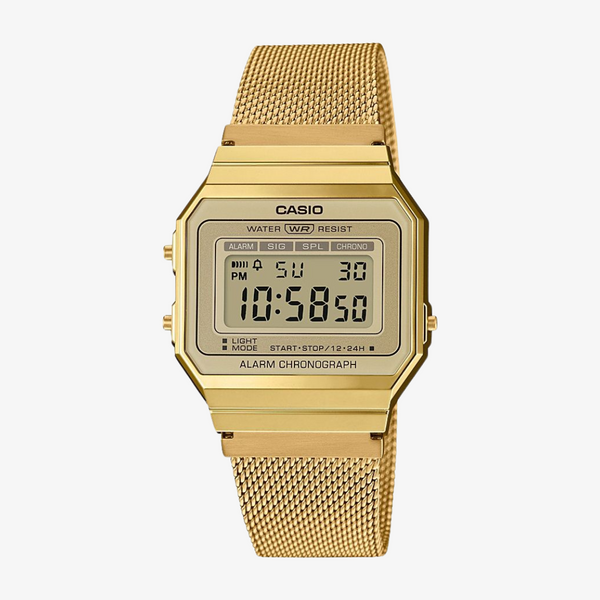 casio vintage digital watch (gold)