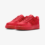 mens nike air force 1 retro  (university red)