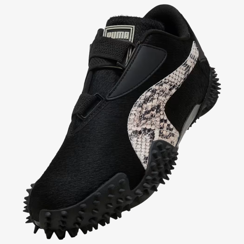 mens puma x a$ap rocky mostro og pony hair (puma black/desert dust)