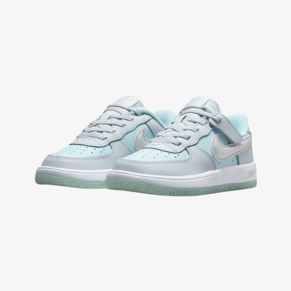 preschool force 1 low easyon (pure platinum/silver)