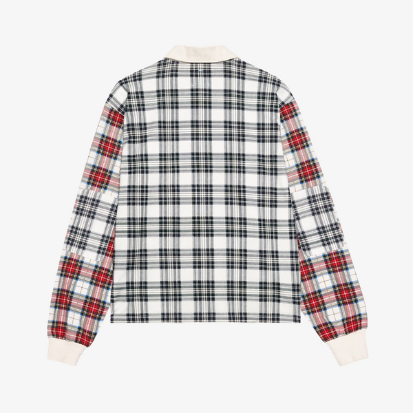 womens melody ehsani dionne plaid rugby (plaid)