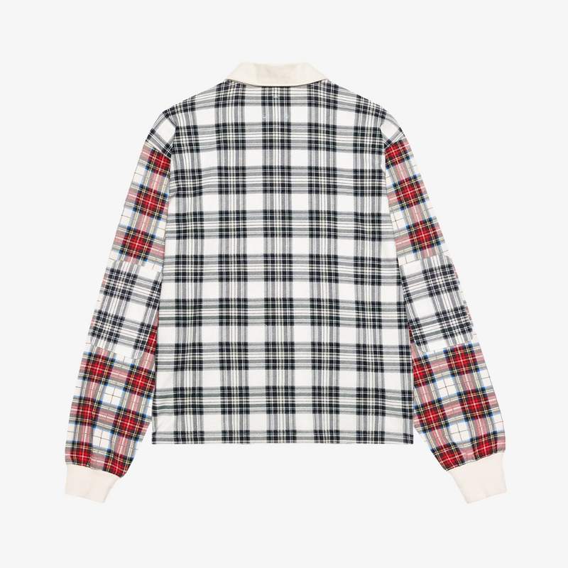 womens melody ehsani dionne plaid rugby (plaid)