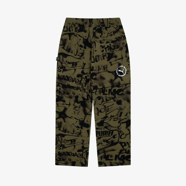 mens puma x lmc aop pants (wild willow)