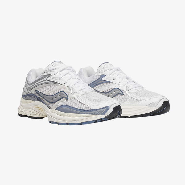 mens saucony progrid omni 9 tmy (ivory/blue)