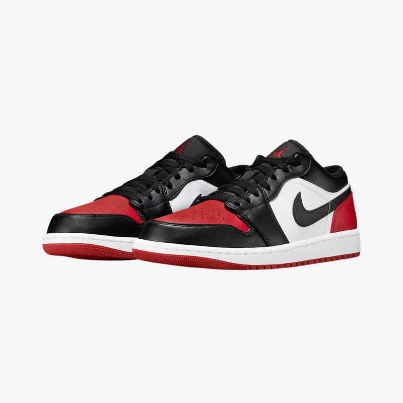 gradeschool jordan 1 low (bred toe)