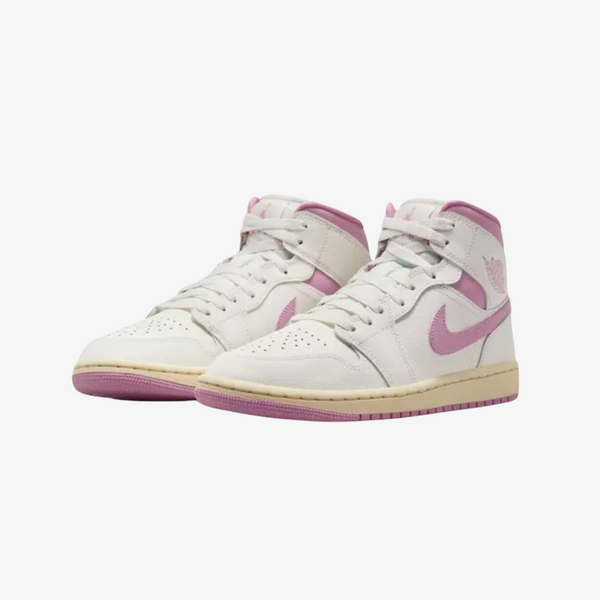 womens jordan 1 mid (sail/orchid)