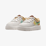 toddler nike force 1 low (sail/multi-color-sesame-bleached turq)