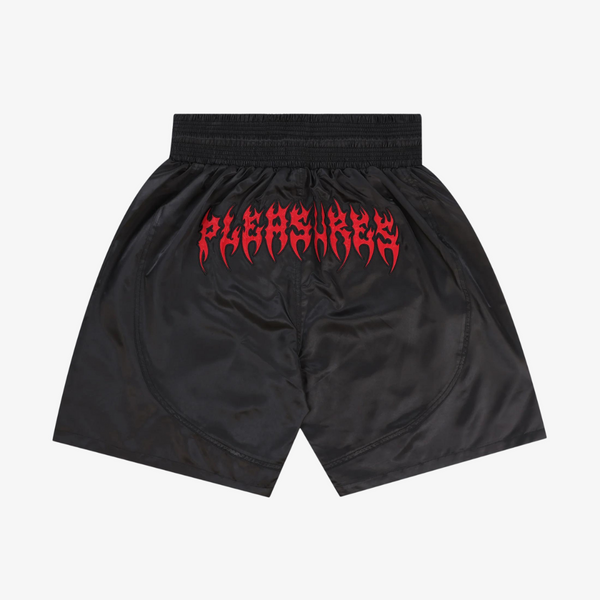 mens pleasures anywhere muay thai shorts (black)