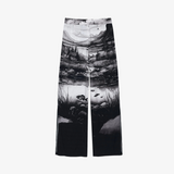womens melody ehsani as above so below lounge pant (black)
