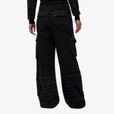 womens jordan x tela knit pants (dark smoke grey/black)
