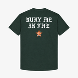mens ridin' dirty bury me s/s tee (moss)