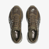 womens asics jog 100s (brown storm)