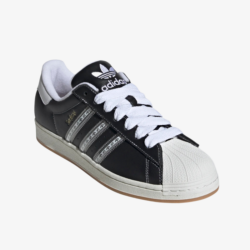 mens adidas x korn superstar (black/transluscent/scarlet)