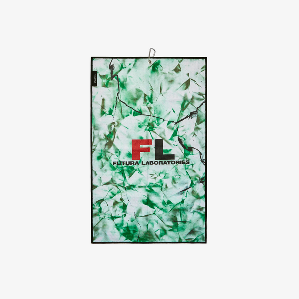 malbon x futura microfiber towel (white)