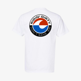 mens ridin' dirty don't save em s/s tee (white)