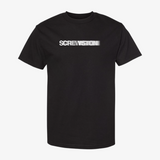 mens ridin dirty screwston motion logo s/s tee (black/white)