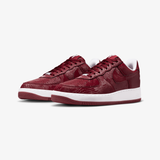 mens nike kobe air force 1 low (team red/white)