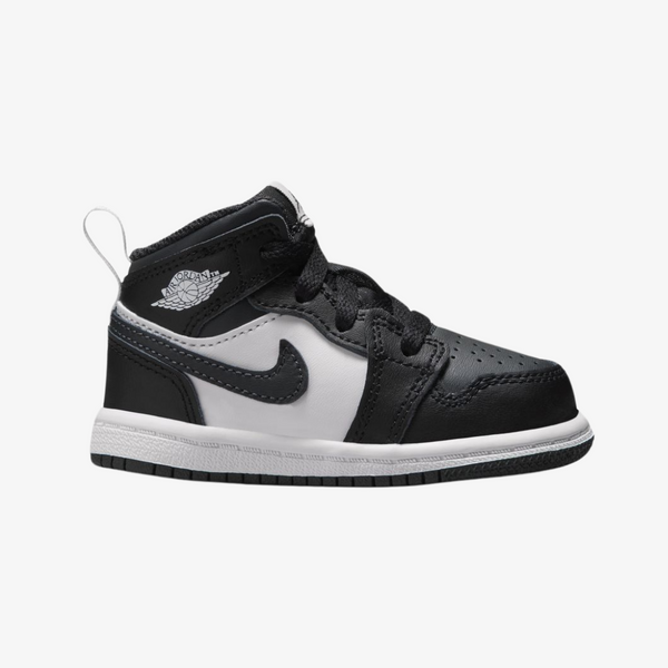 toddler jordan 1 mid (black/off noir)