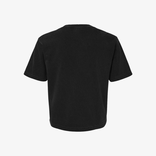 womens premiumgoods. houston. s/s boxy tee (black)