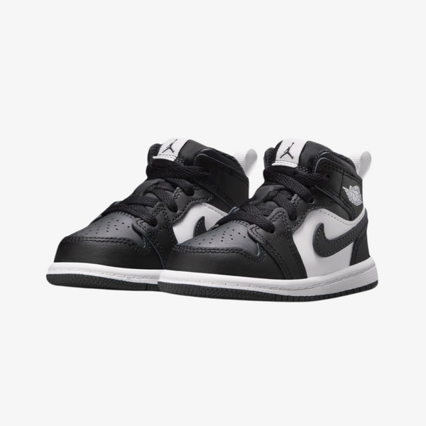 toddler jordan 1 mid (black/off noir)