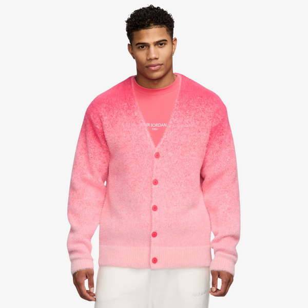 mens jordan cardigan (aster pink)