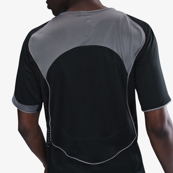 mens nike total 90 dri-fit s/s soccer jersey (black/graphite)