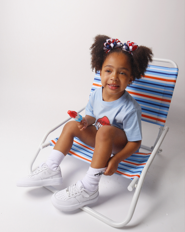 toddler premiumgoods. rocket pop s/s tee (light blue)