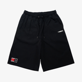 mens jordan x free the youth shorts (black/lt crimson)