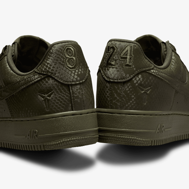 mens nike kobe air force 1 low (cargo khaki)