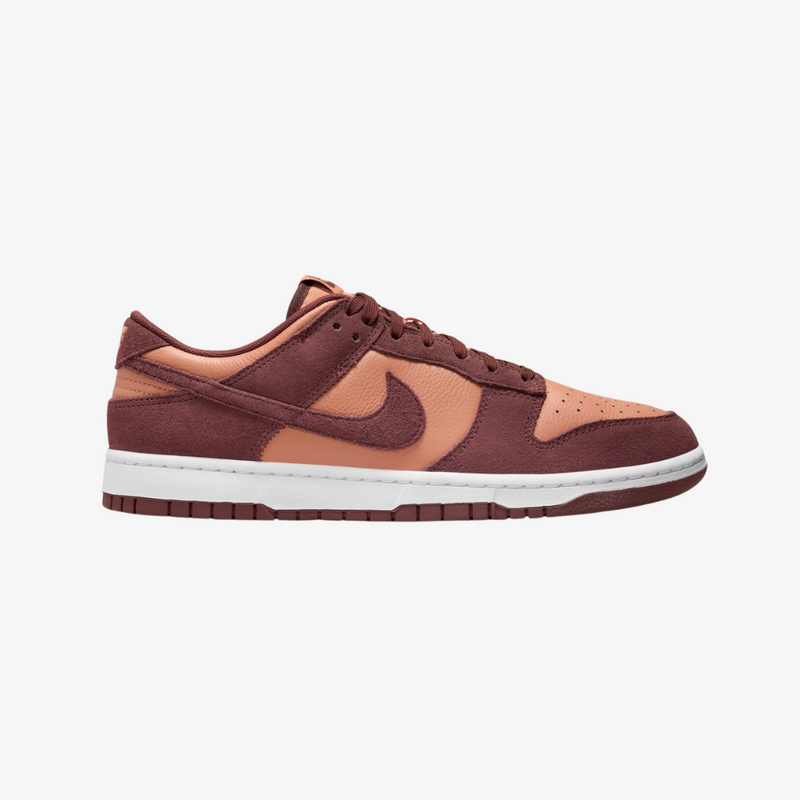 mens nike dunk low se (amber brown/dark pony)