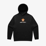 mens ridin dirty bury me pullover hoodie (black)