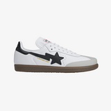 mens adidas samba x bape (white/black)