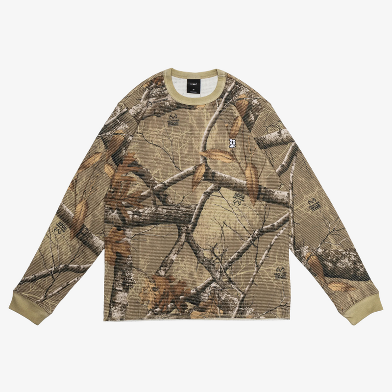 mens huf x realtree megablast thermal top (desert)