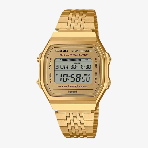 casio vintage digital watch (gold)