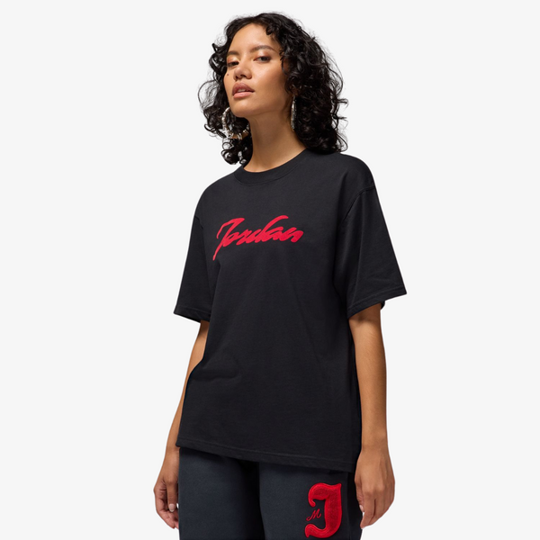 womens jordan s/s tee (black)