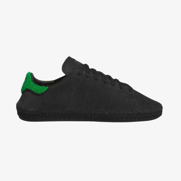 mens adidas clot stan smith (core black/green)