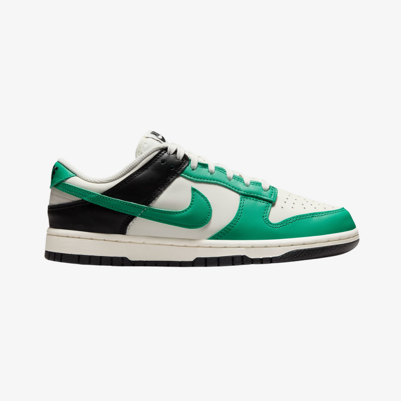 womens nike dunk low (sail/stadium green)