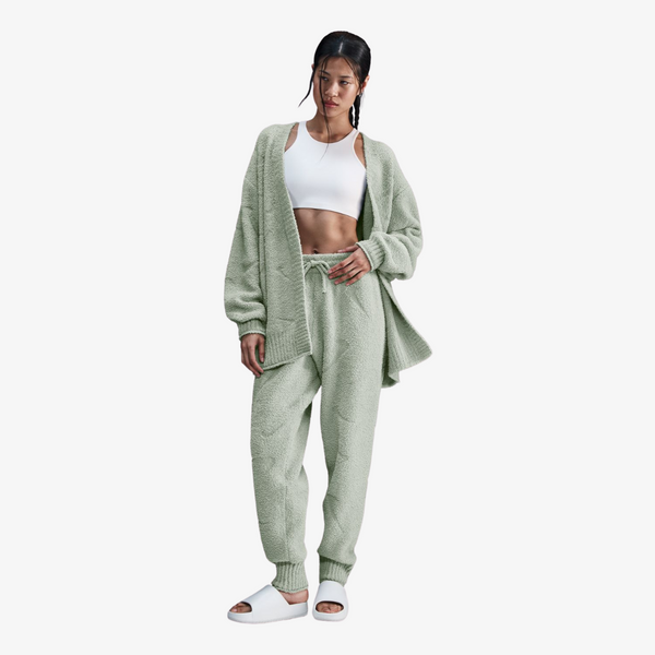 womens nike sportswear phoenix cozy sweatpants (jade horizon)