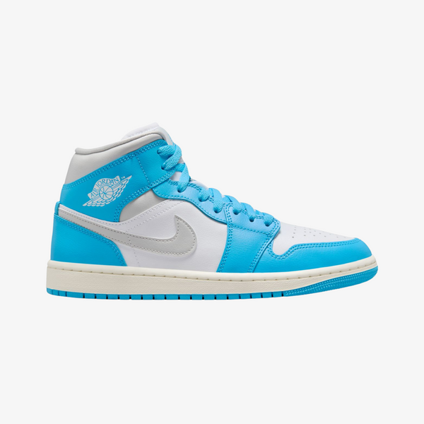 womens jordan 1 mid (dark powder blue/neutral grey)